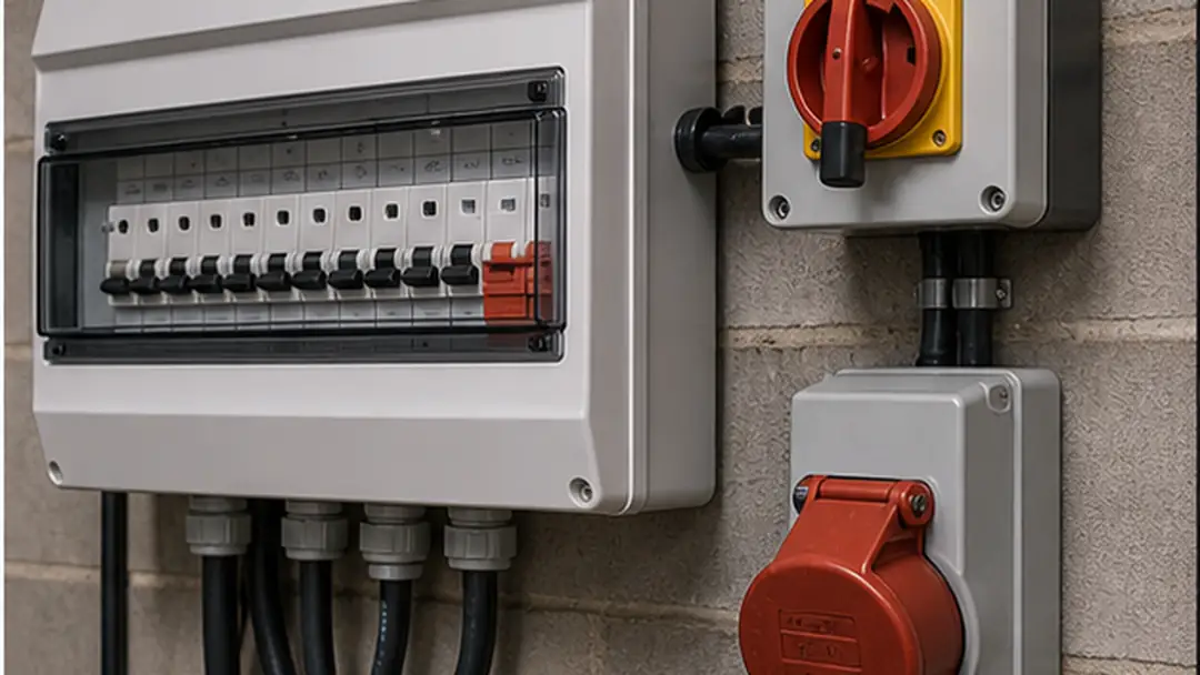 Illustrative 3-phase power installation work in Forfar