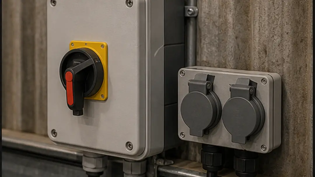 Illustrative agricultural electrician work in Forfar