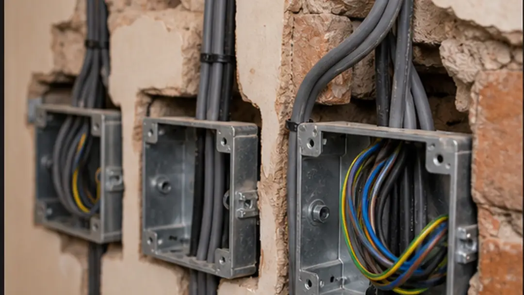 Illustrative full house rewiring work in Forfar