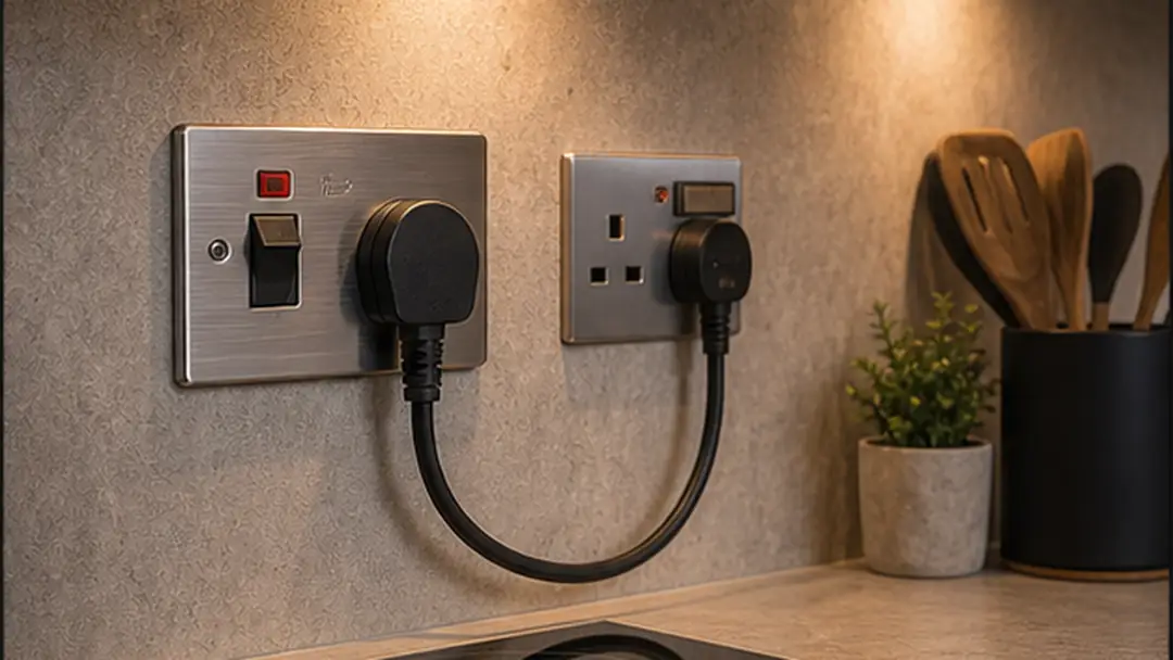 Illustrative kitchen electrical upgrades work in Forfar
