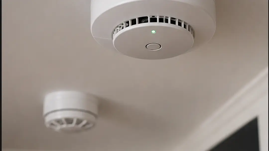 Illustrative smoke alarm installation work in Forfar